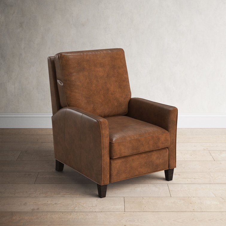 Sven Genuine Leather Recliner & Reviews Birch Lane